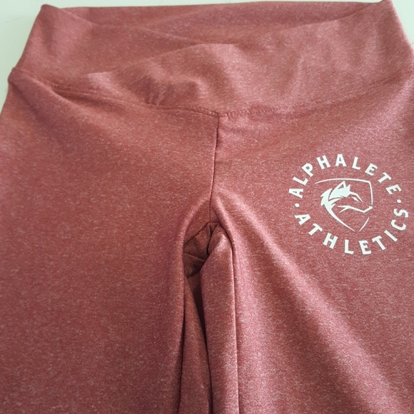 Alphalete athletic red  leggings size medium NWOT - Picture 8 of 8